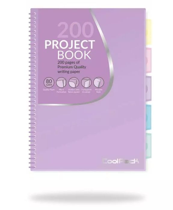 Kołozeszyt B5 PP Coolpack Pastel Powder Purple. Patio