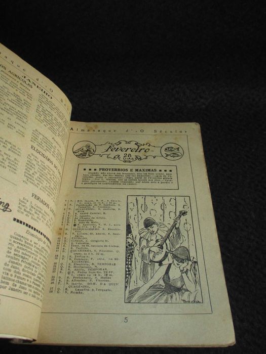 Livro Almanaque Ilustrado do Jornal O Século 1929