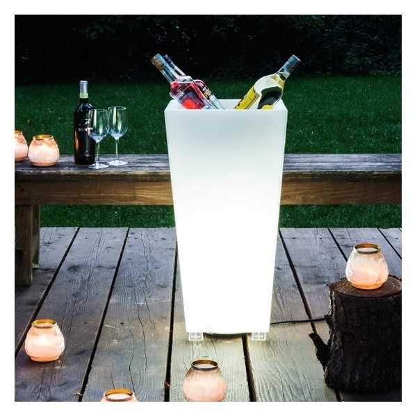 Vasos com iluminação rgb com comando