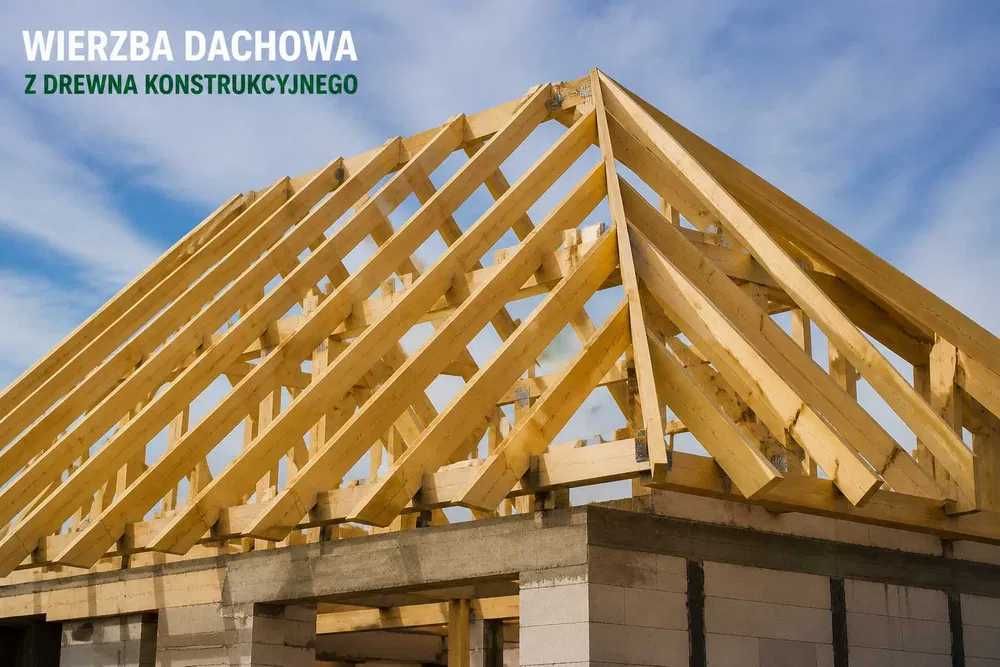 Tanie Drewno konstrukcyjne - idealne na dach domu | Altany | Wierzby dachowe