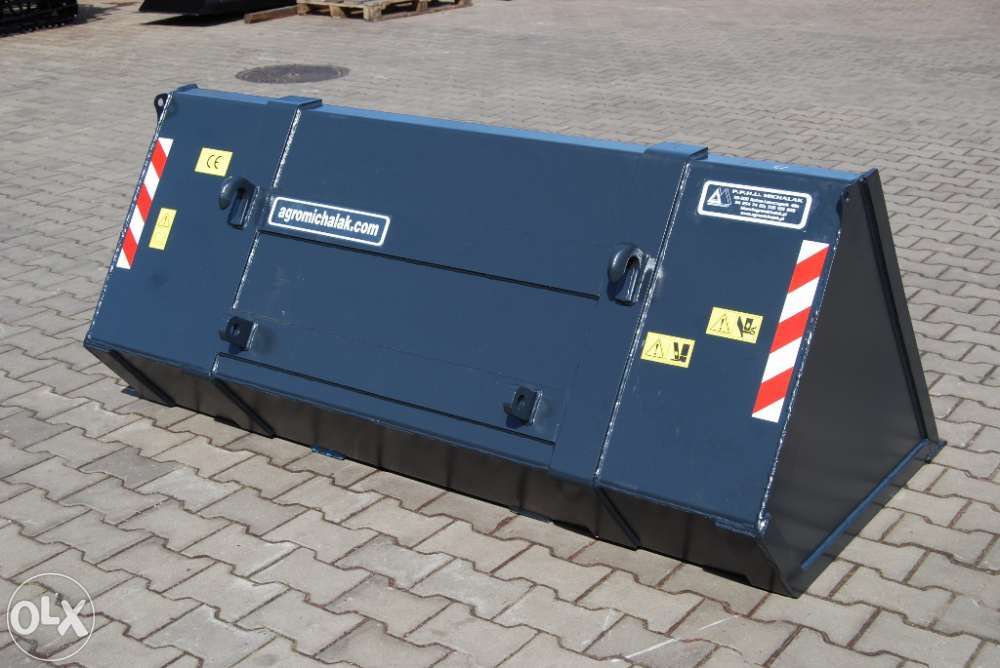 Łyżka obietosciowa do materiałów sypkich 180 tur ładowacz euro ramka