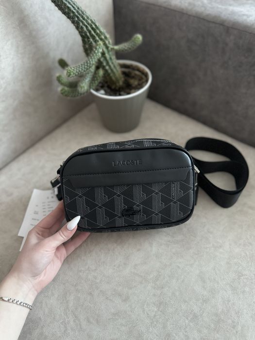 Сумка Lacoste Monogram | Crossbody Bag | мессенджер | лакоста лакосте
