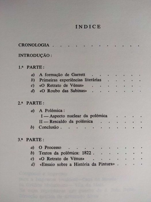 A Polémica Sobre o Retrato de Vénus - Introdução de Mª. A. Salgado
