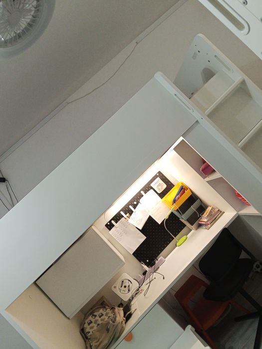 Sprzedam łóżko piętrowe z antresola z Ikea