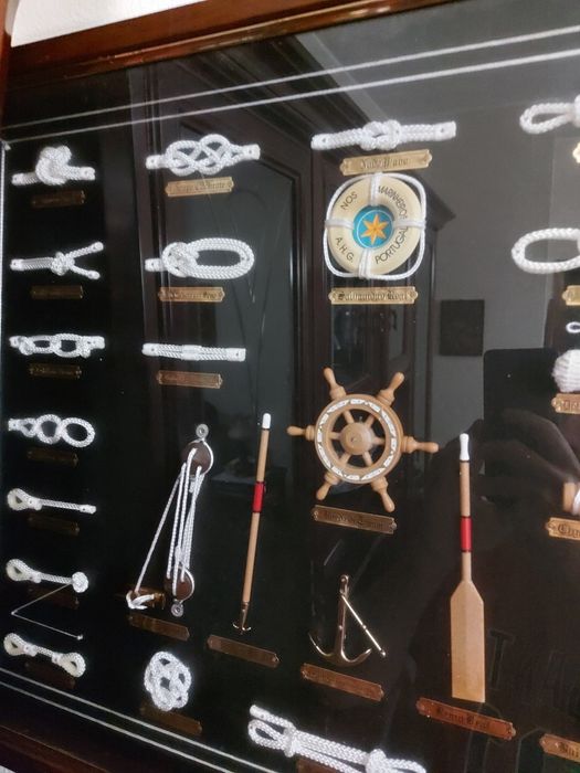 Quadro de utensílios de marinheiro