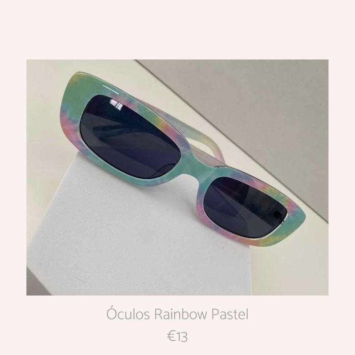 Oculos de Sol CatEye Bege Variados