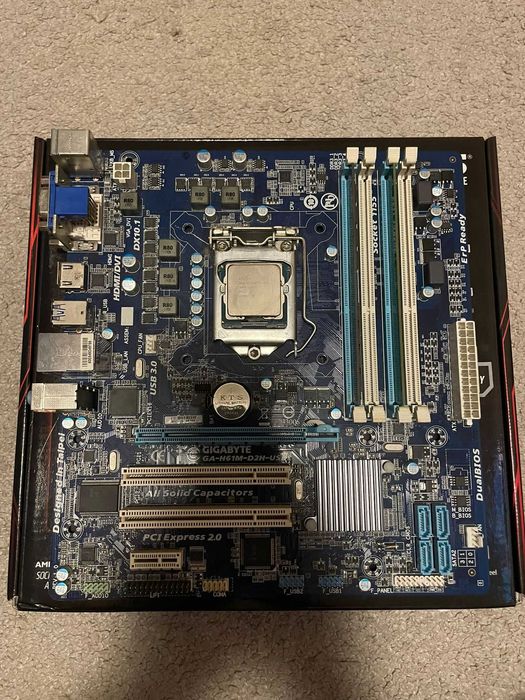 Kit atx gigabyte + i5 3470 + 4gb RAM