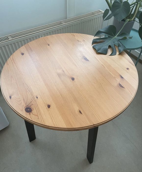 Ikea drewniany okragly stół stol GAMLARED