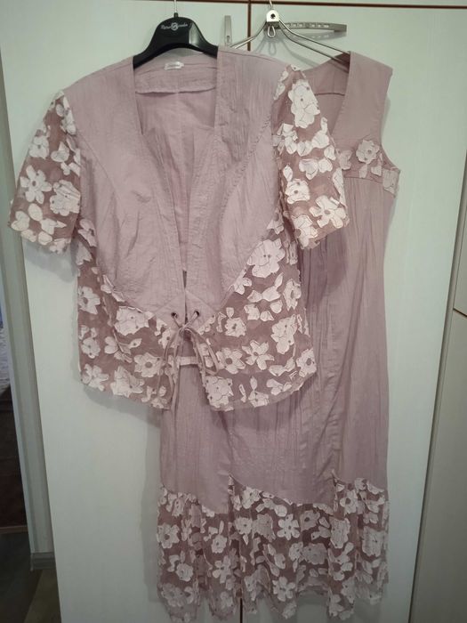 Костюм двоєчка плаття і піджак 58-60