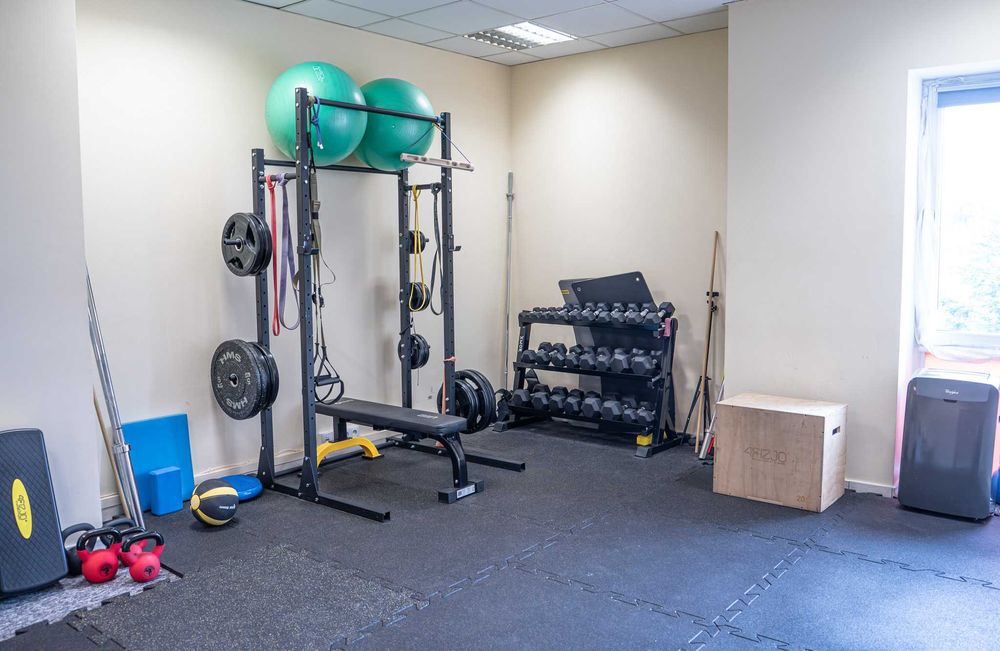 Wynajem sali treningowej (trening personalny, trening medyczny)