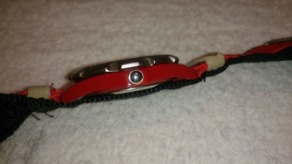 adidas (relógio diver-mergulhador) vermelho