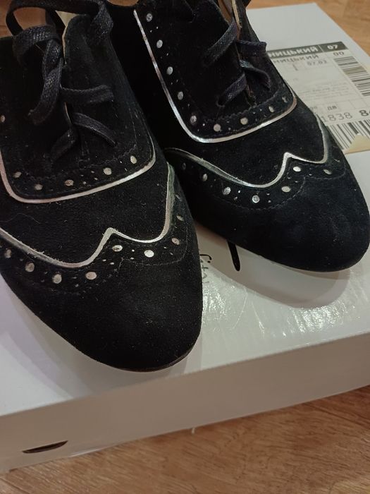 Замшеві туфлі 38р