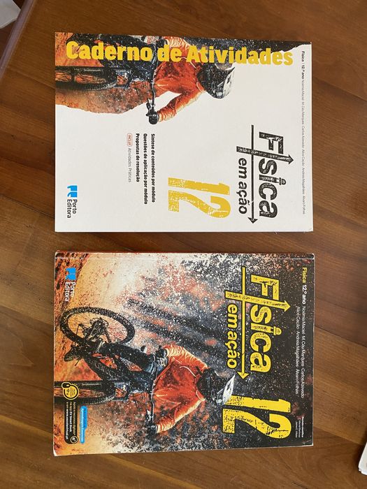 Manual e caderno de atividades Física em ação 12 Porto Editora