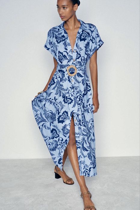 Сукня сорочка на гудзиках ZARA