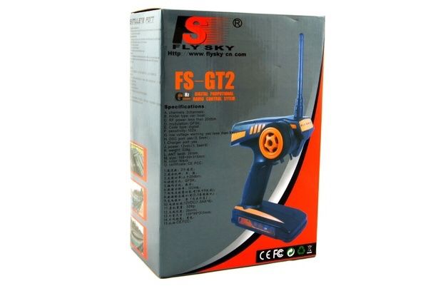 Аппаратура управления 2-канальная FlySky FS-GT2 2.4GHz