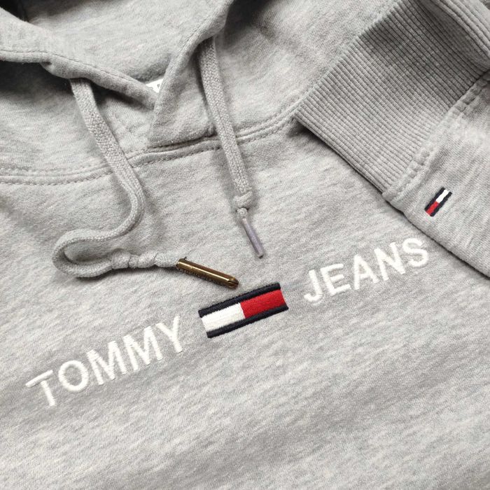 MĘSKA Bluza PREMIUM Hoodie z Kapturem Tommy Hilfiger Jeans Haft Logo