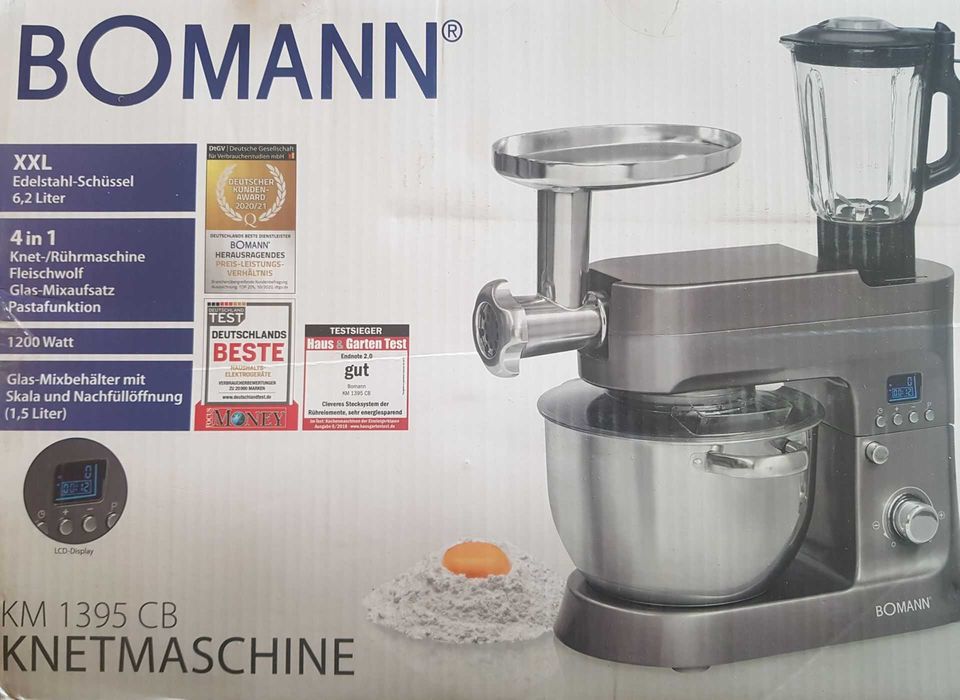 Bomann KM 1395 CB - Robot wielofunkcyjny, cukierniczy - 1200 W