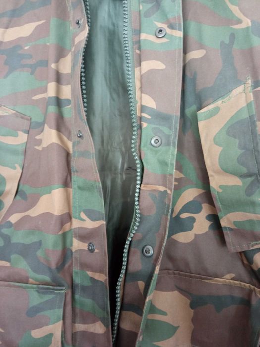 Casaco softshell camuflado Woodland corta vento impermeável S