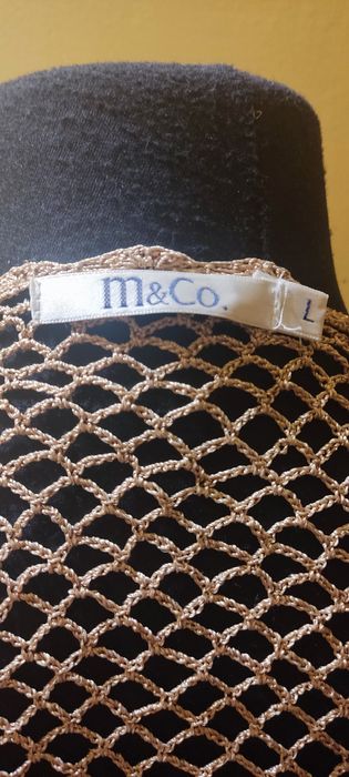 Złote bolerko sweter