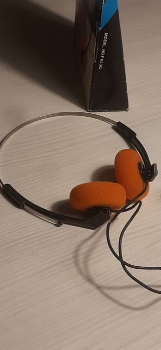 Retro słuchawki do walkmana lata 80-te PRL