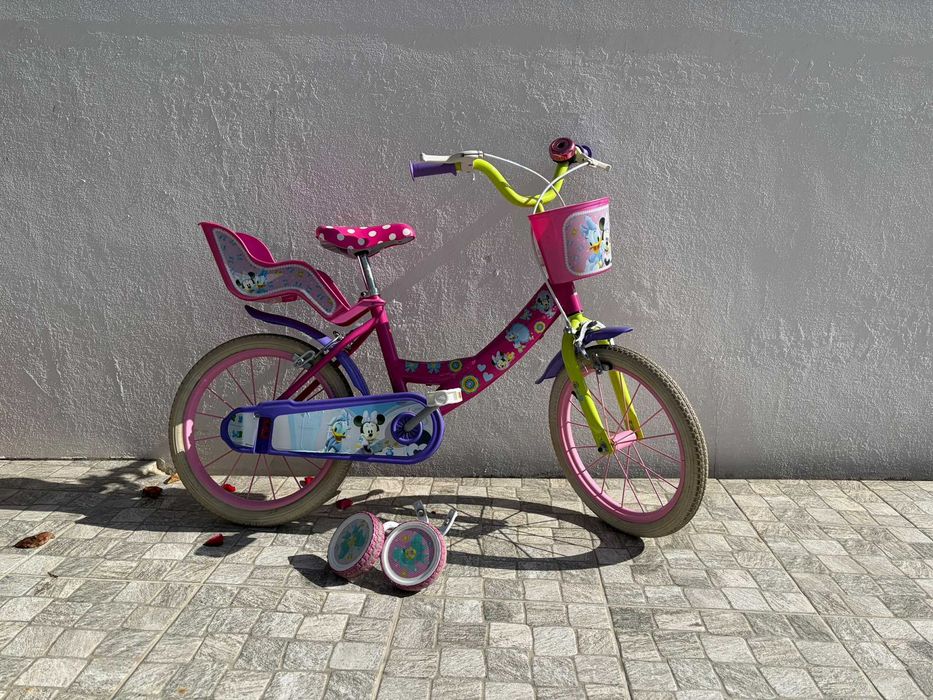 Bicicleta menina minnie