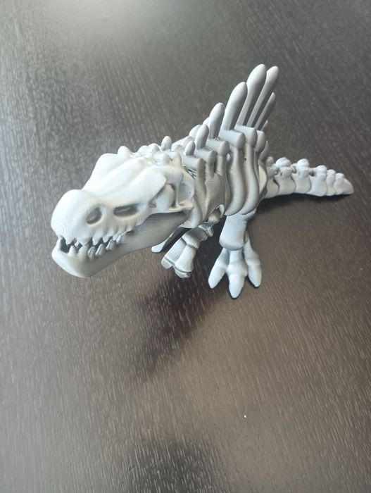 Zabawka kościanego dinozaur z drukarki 3D