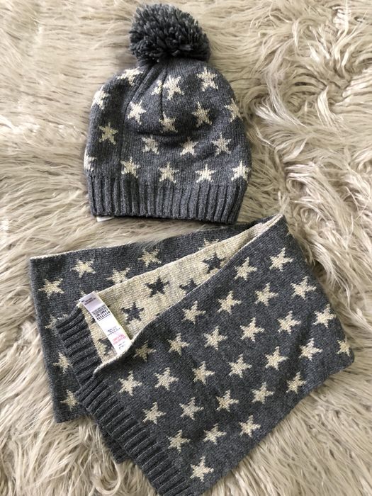 Шарф и шапка для девочки, 10-14 лет