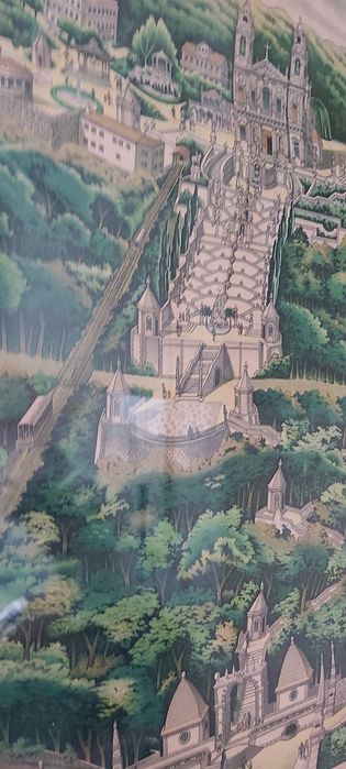 Vista geral do Real Sanctuario do Bom Jesus do Monte Antiguidade