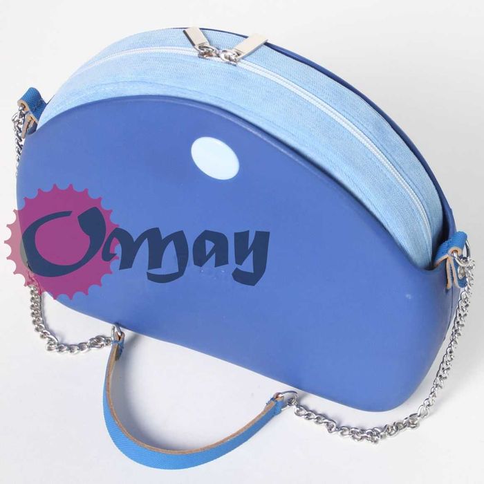 organizer OBAG MOON LIGHT błękitny welur wkład OMAY