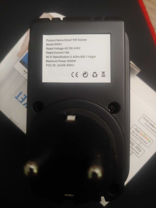 Умная Wi-Fi розетка Mirkit PowerControl SW-A1 EU