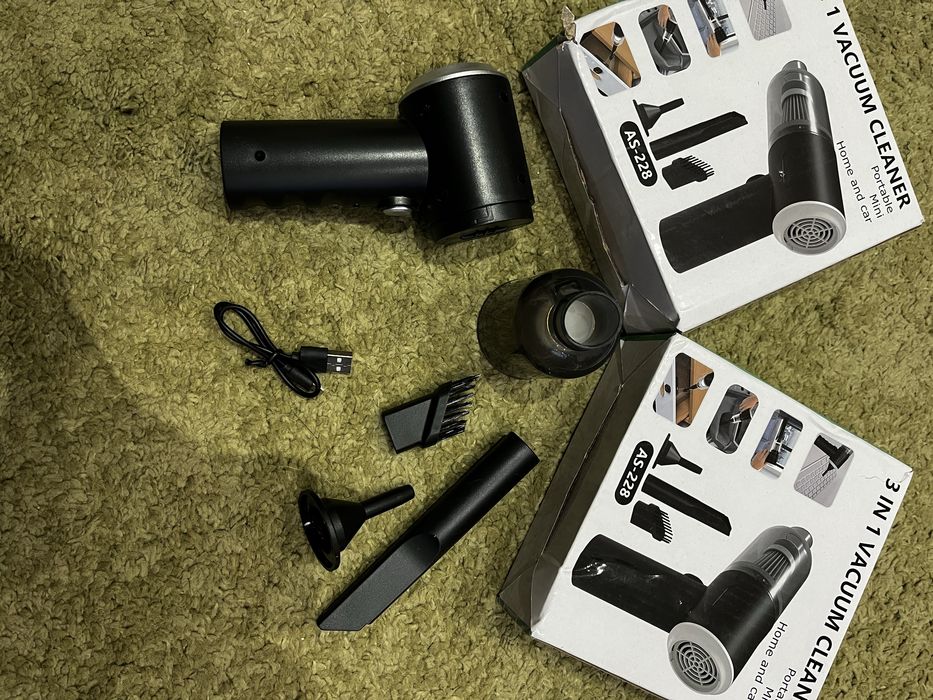 Mini Aspirador Portatil 3 em 1