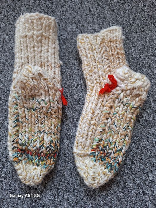 Skarpety ciepłe na stopę 22-24 cm