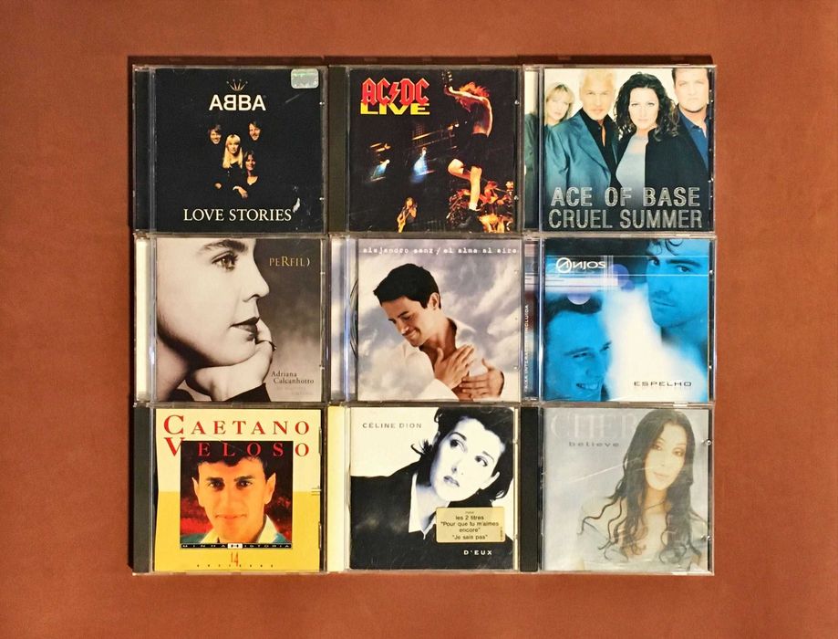 MUSICA CD ALBUM [5€ cada] Abba Anjos Caetano David Iglesias Kenny Leão