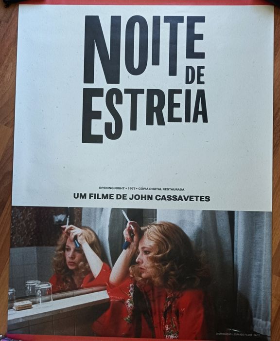 "Noite de estreia" de John Cassavetes CARTAZ