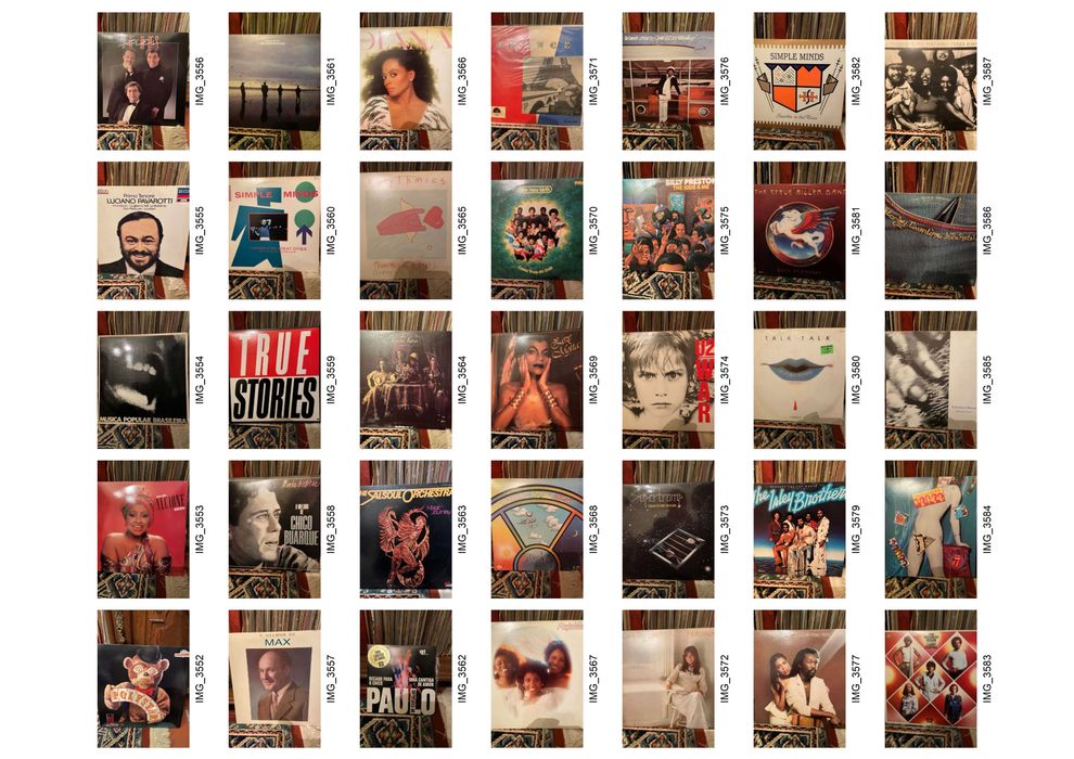 Discos Vinyl records