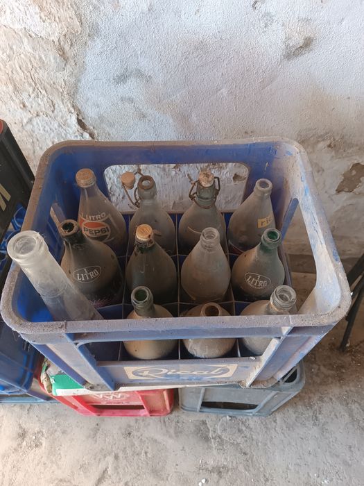 Lote garrafas pirogravadas