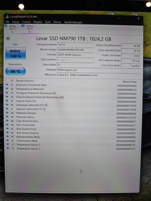 Dysk Lexar NM790 1 TB