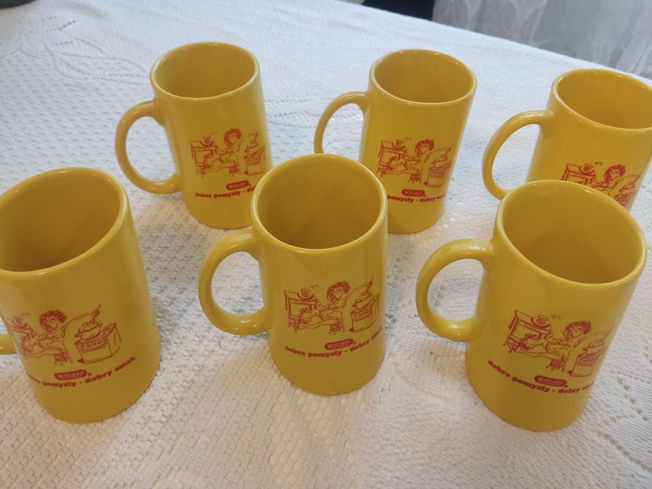 Kolekcja żółte kubki Winiary