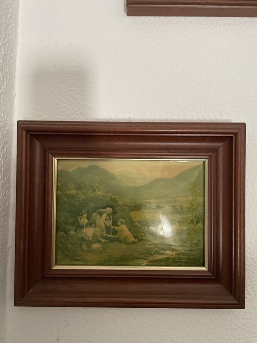 Conjunto - 4 Quadros Decorativos - Vintage