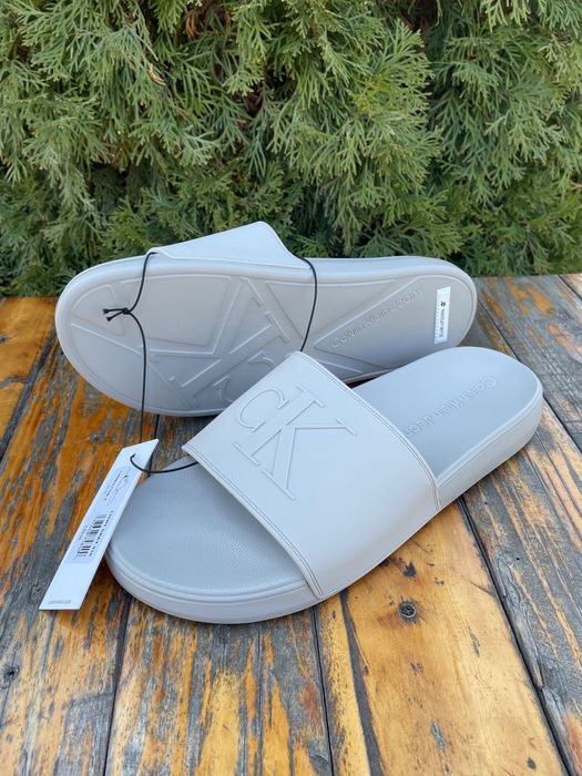Шлепанцы calvin klein (ck slide sandal) с америки 11US-29cm,8US-26cm,7US-25cm