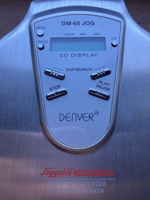 CD Player Denver DM - 65 Jog (Vintage ) Discman