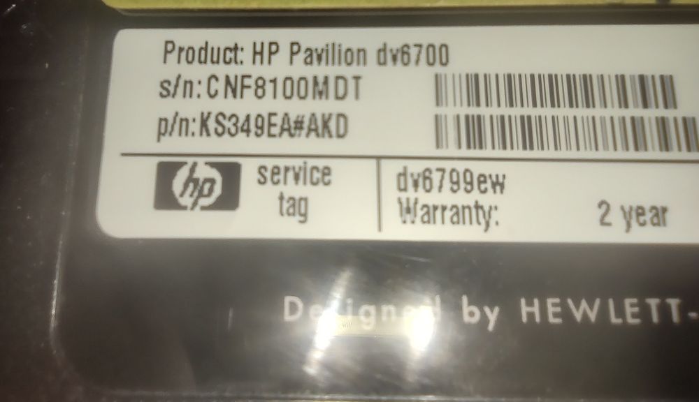 Chłodzenie radiator wentylator HP dv6700 dv6799ew dv6000