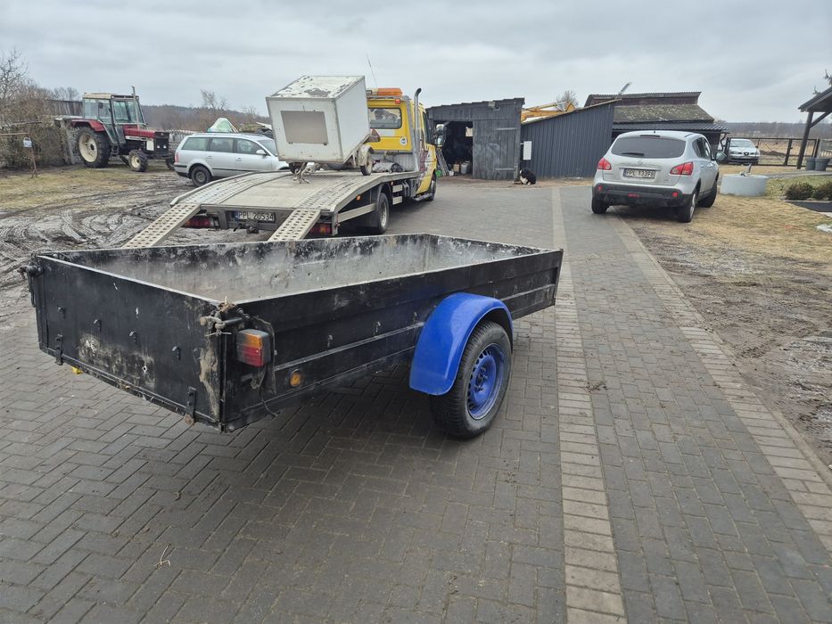 Przyczepka samochodowa 3.05x1.2 Alu burty