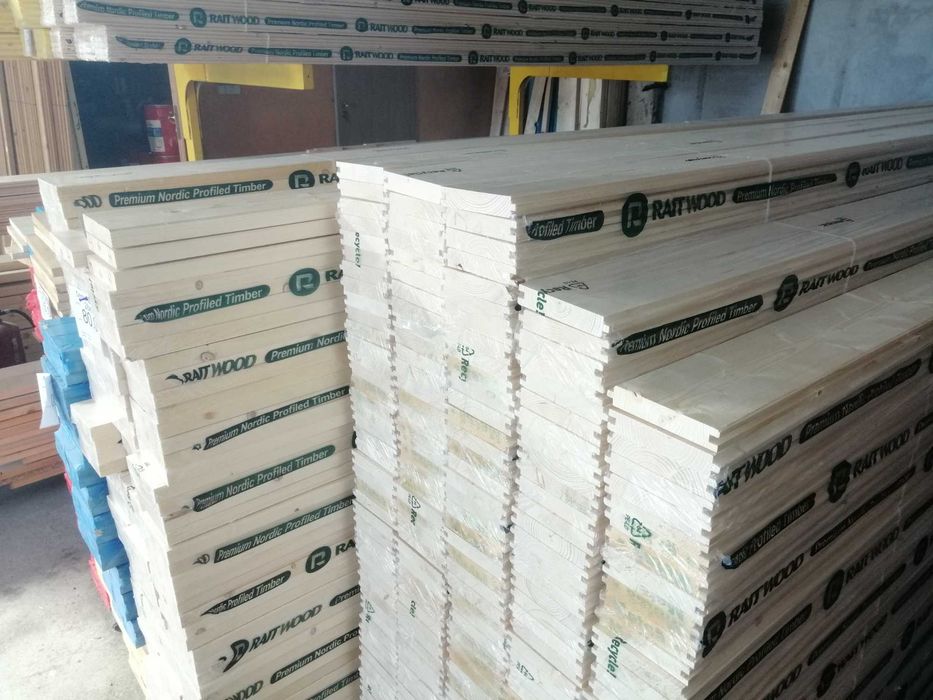 Stropopodłoga 27x146 mm - 4,5 m, obustronnie gładka, świerk - Estonia