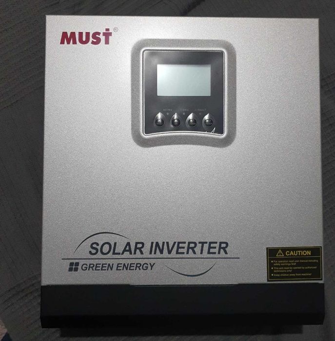 Инвертор MUST PV18-1012 — 1000 Вт, 12 В, чистый синус, MPPT