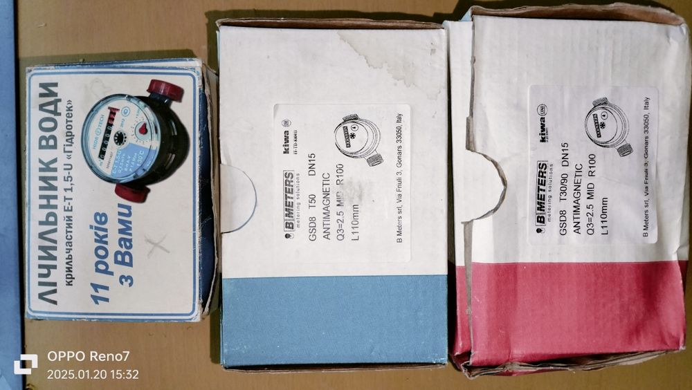 Лічильник води. Щетчик