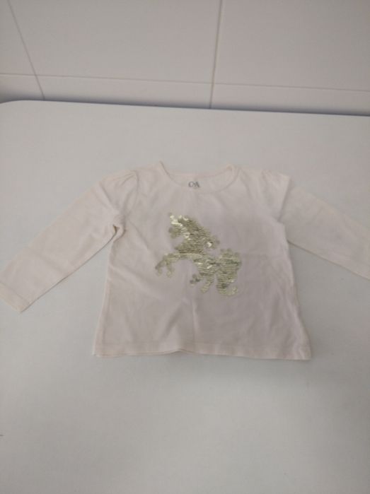 Camisola de menina da C&A tamanho 2 anos