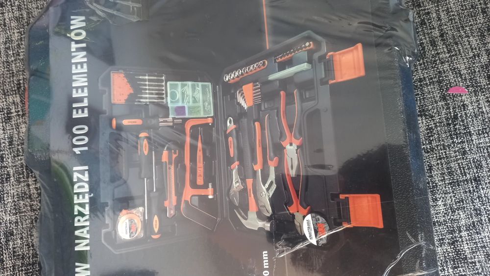 Duży Zestaw narzędzi Kraft&Dele 100 el. Nowy.