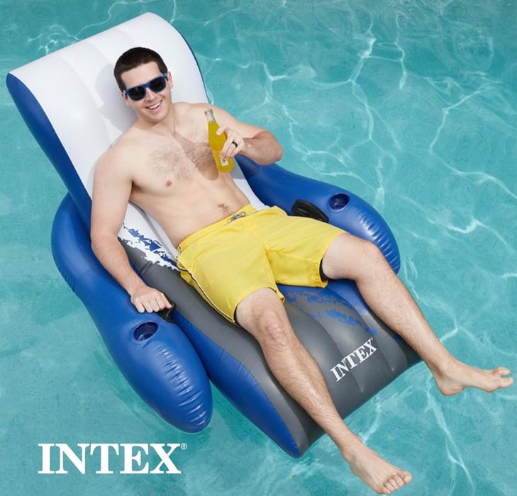 Poltrona insuflável Intex NOVA com kit reparação