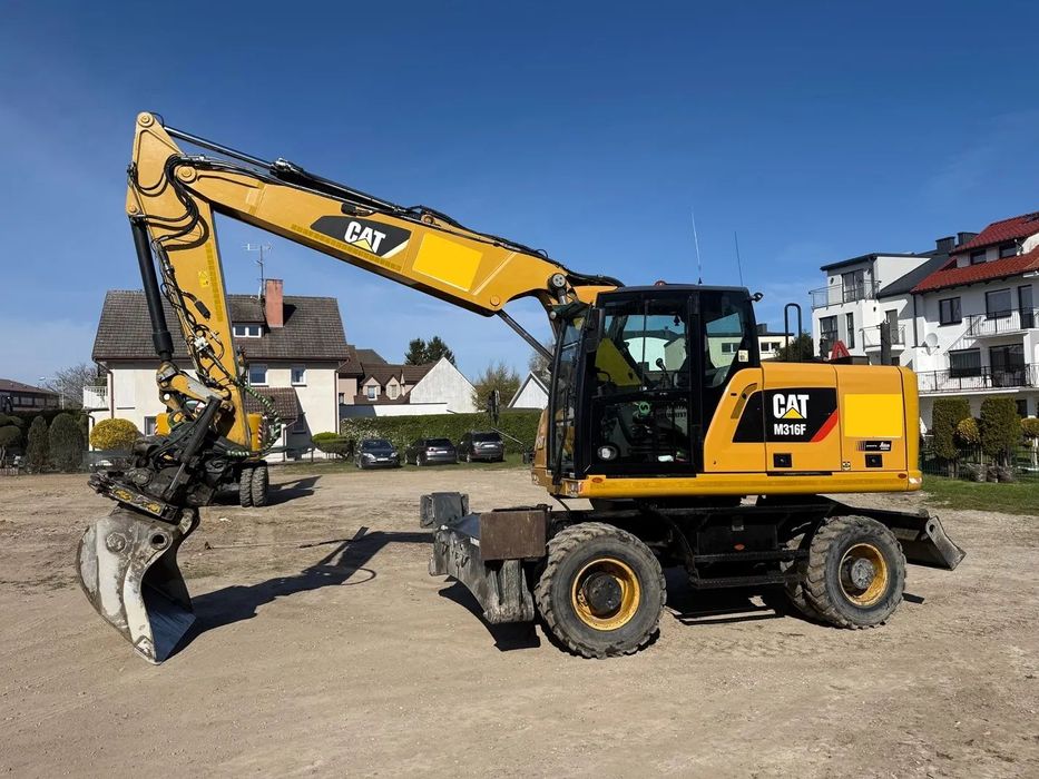 Caterpillar 316F  Koparka kołowa CAT 316F z rototiltem, serwisowana